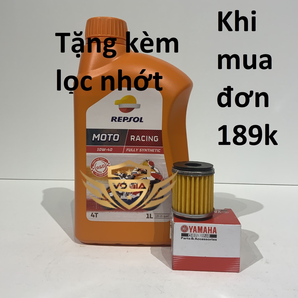 Nhớt Repsol Racing 10w40 - Nhớt 100% Tổng hợp cho xe số cao cấp