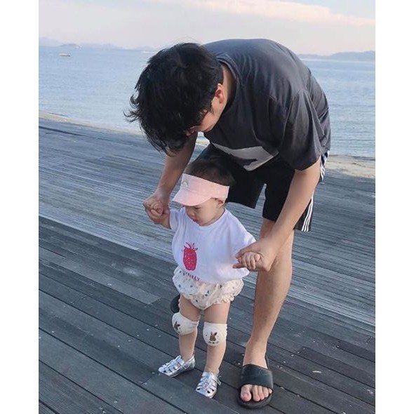 Sét bao đầu gối tập bò MKMD bảo vệ đầu gối cho bé tập bò, tập đi tập vận động