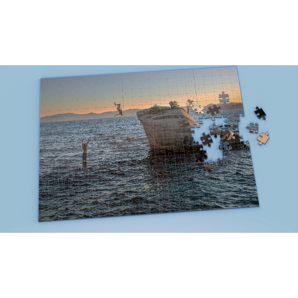 Tranh ghép hình OCEAN - Mẫu 2 - Nhận in theo yêu cầu