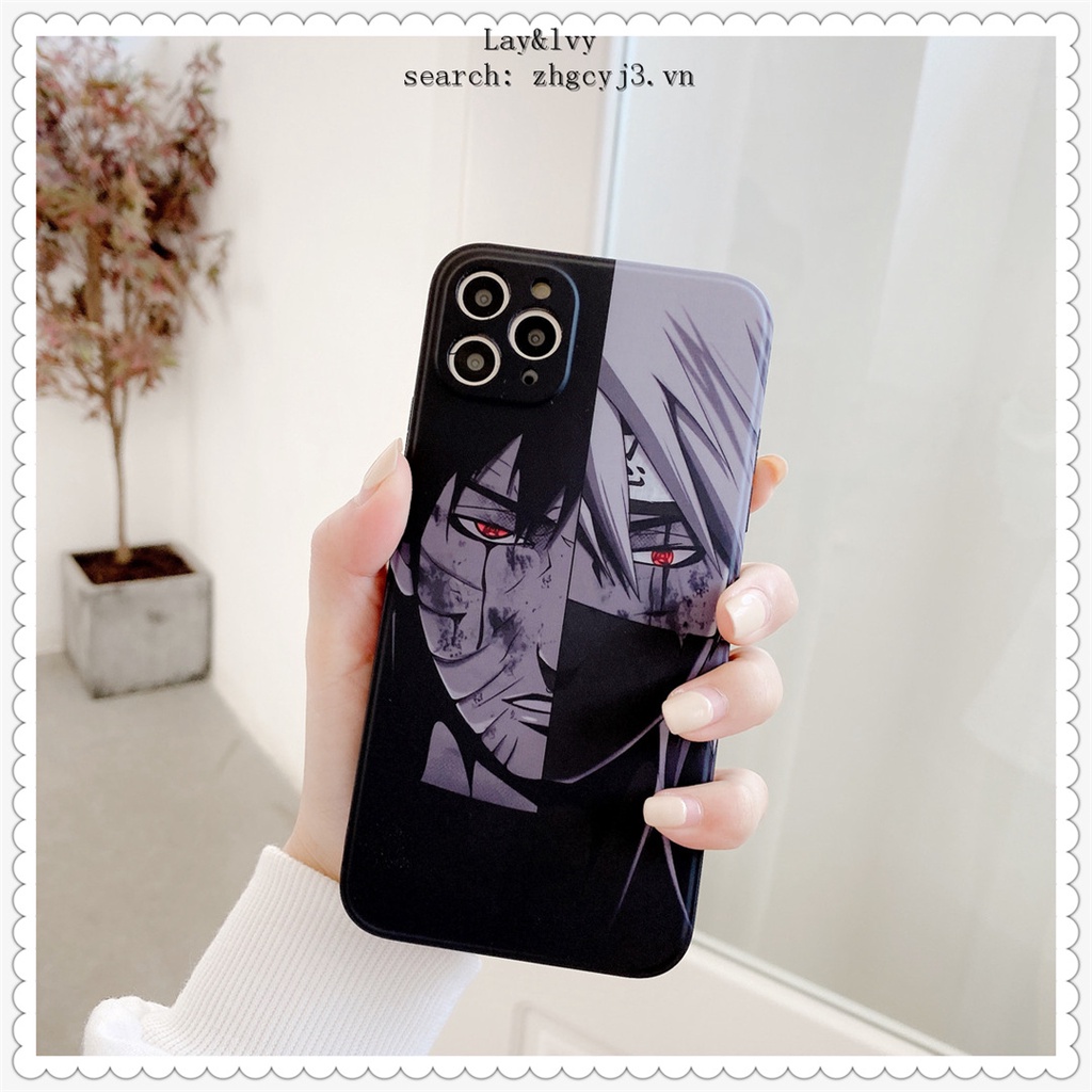 Ốp Điện Thoại Silicone Mềm Hình Naruto Kakashi Sharingan Cho IPhone 7Plus/8Plus XS XR 11/12/13promax