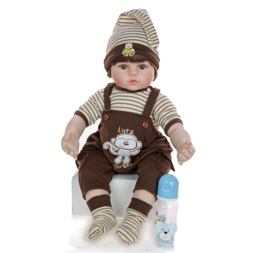 Búp Bê Bé Trai Tái Sinh thân Gòn  60cm _ Reborn Toddler Semi Soft Vinyl Fashion American Boy Doll 24 inch