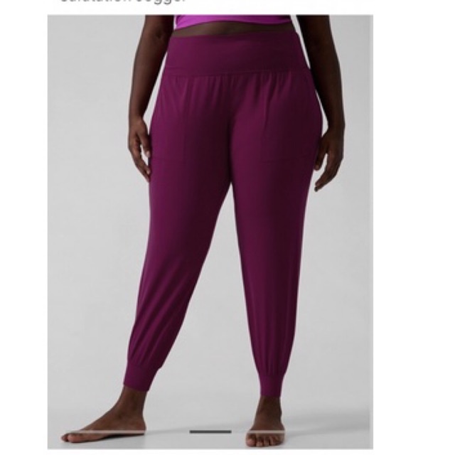 Quần jogger nữ bigsize Athle/a xuất dư xịn