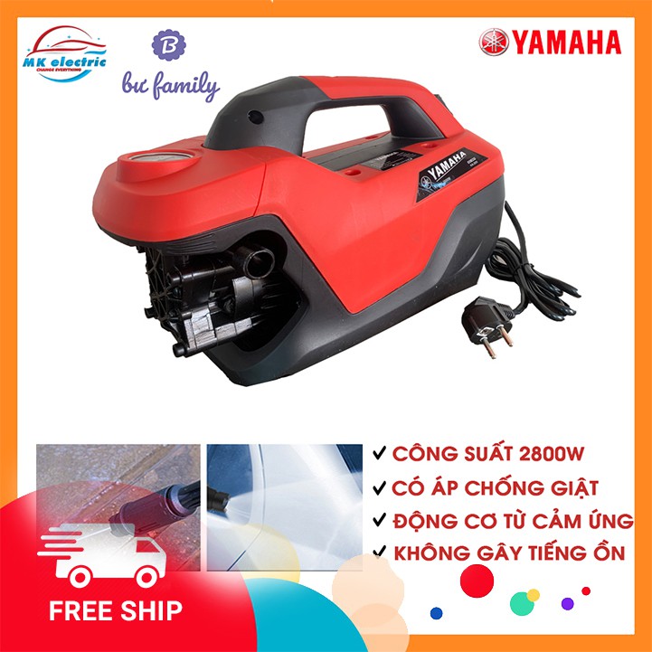 Máy rửa xe mini , Máy xịt rửa cao áp YAMAHA 2800W HA889 - Có áp chống giật - Chống cháy [BH 24 Tháng]