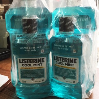 Combo 2 chai nước súc miệng Listerine Thái lan 250ml+750ml
