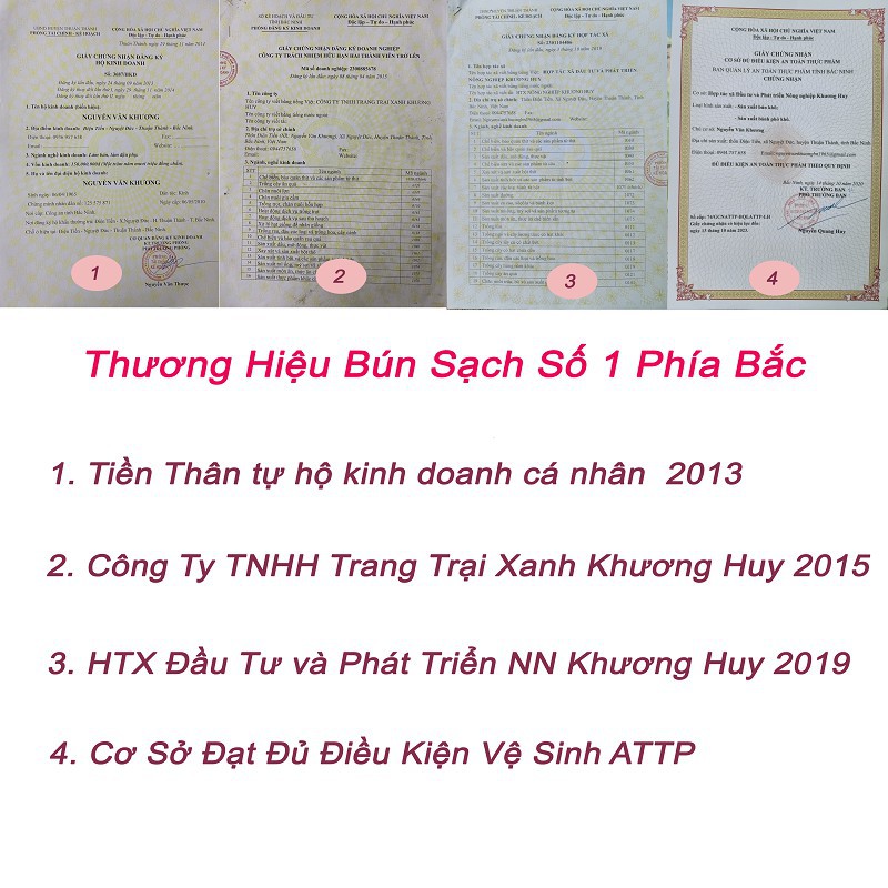 Bún Khô Bí Ngô Khương Huy - Bún Gạo Bí Ngô - Chỉ 3 Phút Nấu Không Cần Ngâm  - Bún Sạch Hộp 300g