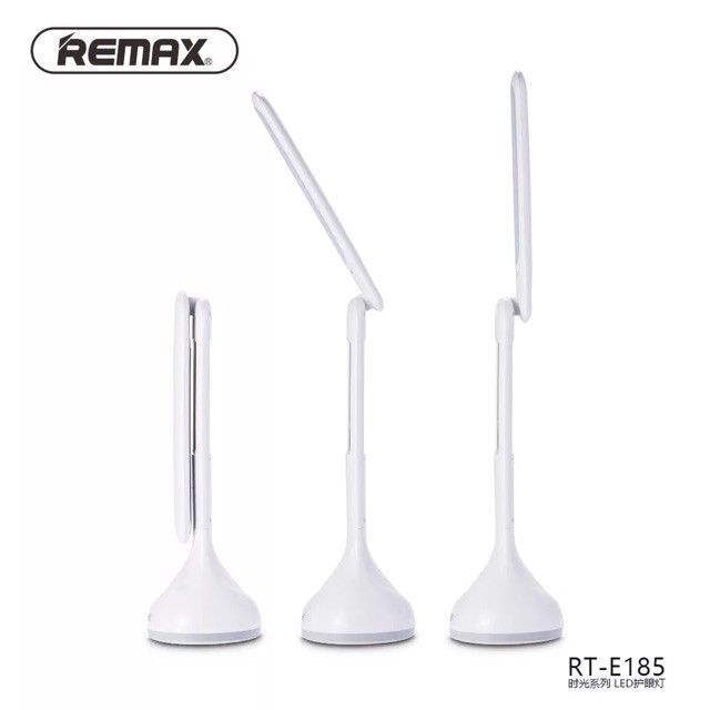 REMAX RT-E185 TIME SERIES LED: Đèn bàn LED tích điện chống cận 3 chế độ sáng - Hiển thị Ngày,Giờ,Nhiệt độ và Có báo thức