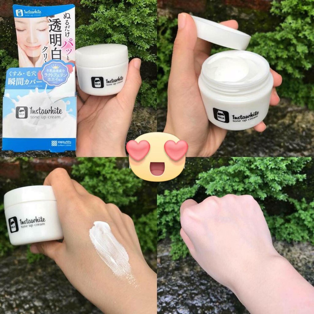 Kem Dưỡng Trắng Da nâng tông Instawhite Tone Up Cream Meishoku Nhật 50g