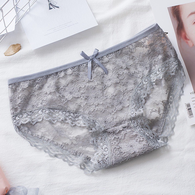♥️Quần Lót Nữ ❤ Combo 5 Quần Lót Ren Nữ Mỏng Mát Ren Thái Mềm Q3808