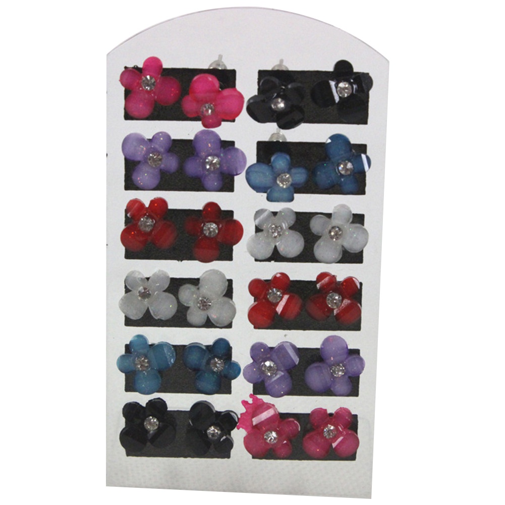 Set 12 đôi bông tai xinh xắn cho nữ