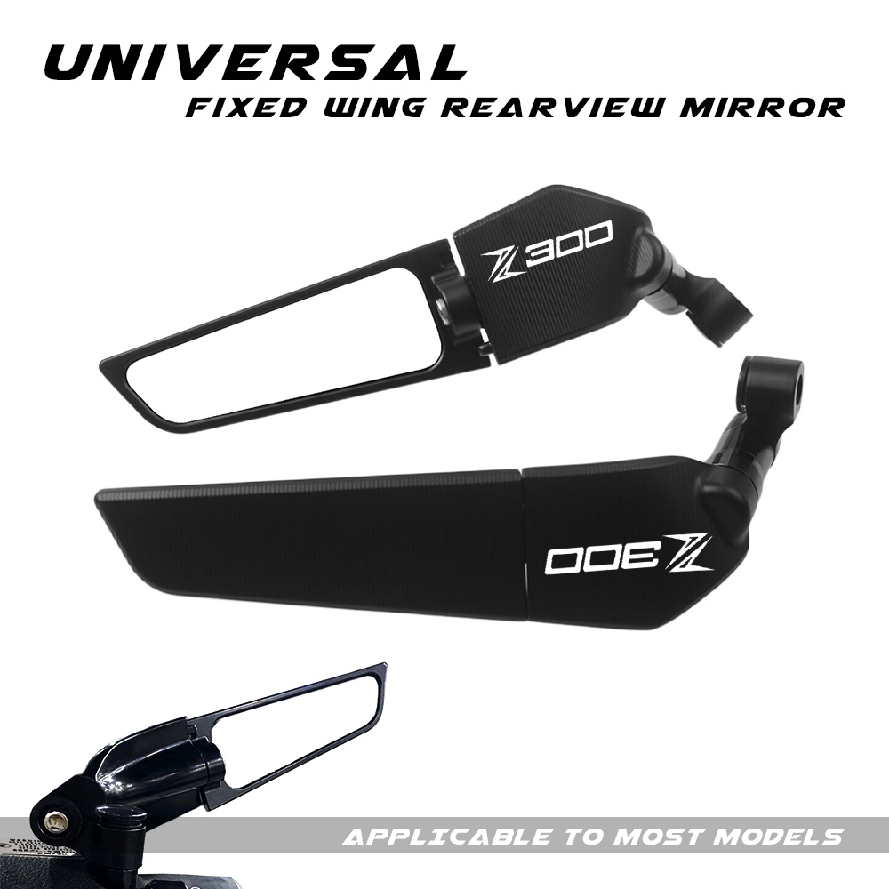 Gương Chiếu Hậu Xoay Điều Chỉnh Được Cho Xe Mô Tô Kawasaki Z Z900 Z1000 Z800 Z750 Z650 Z400 Z300 Z250 Z125