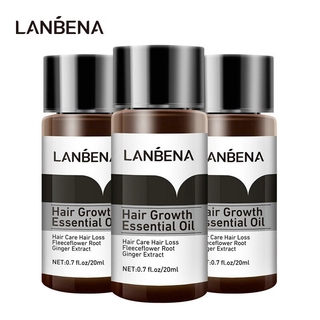 Set 3 tinh dầu kích thích mọc tóc và ngăn ngừa rụng tóc lanbena dung tích 20ml
