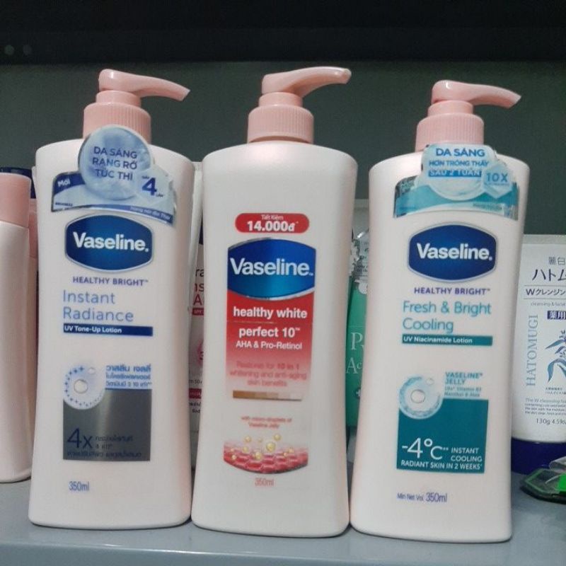 Sữa dưỡng thể trắng da Vaseline 350ML