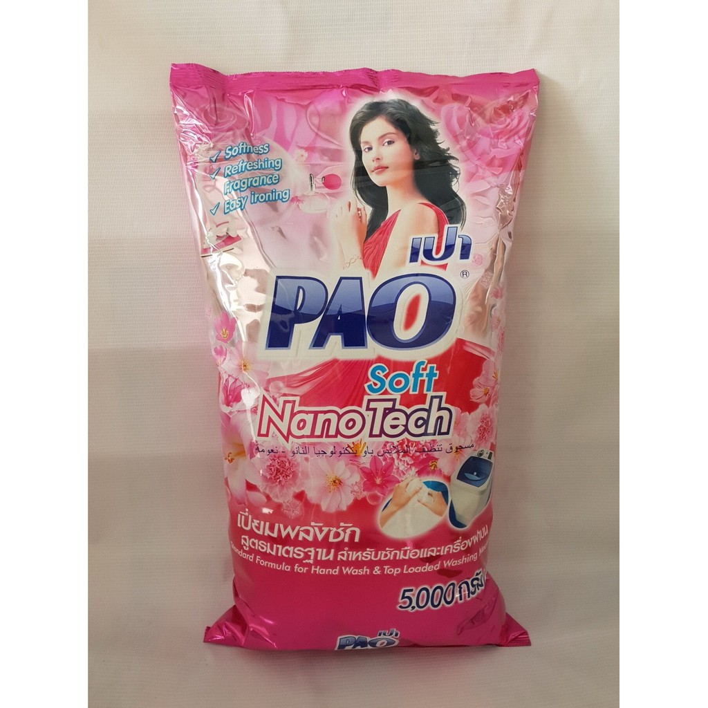 Bột giặt PAO 5kg hãng Lion Thái Lan