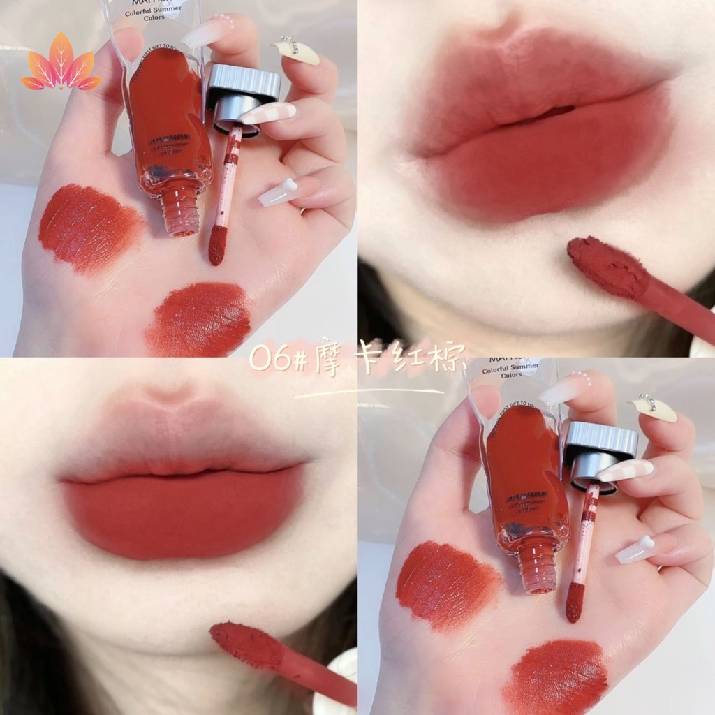 Son Môi 6 Màu Tùy Chọn Chống Thấm Nước Thương Hiệu MAFFICK JP5