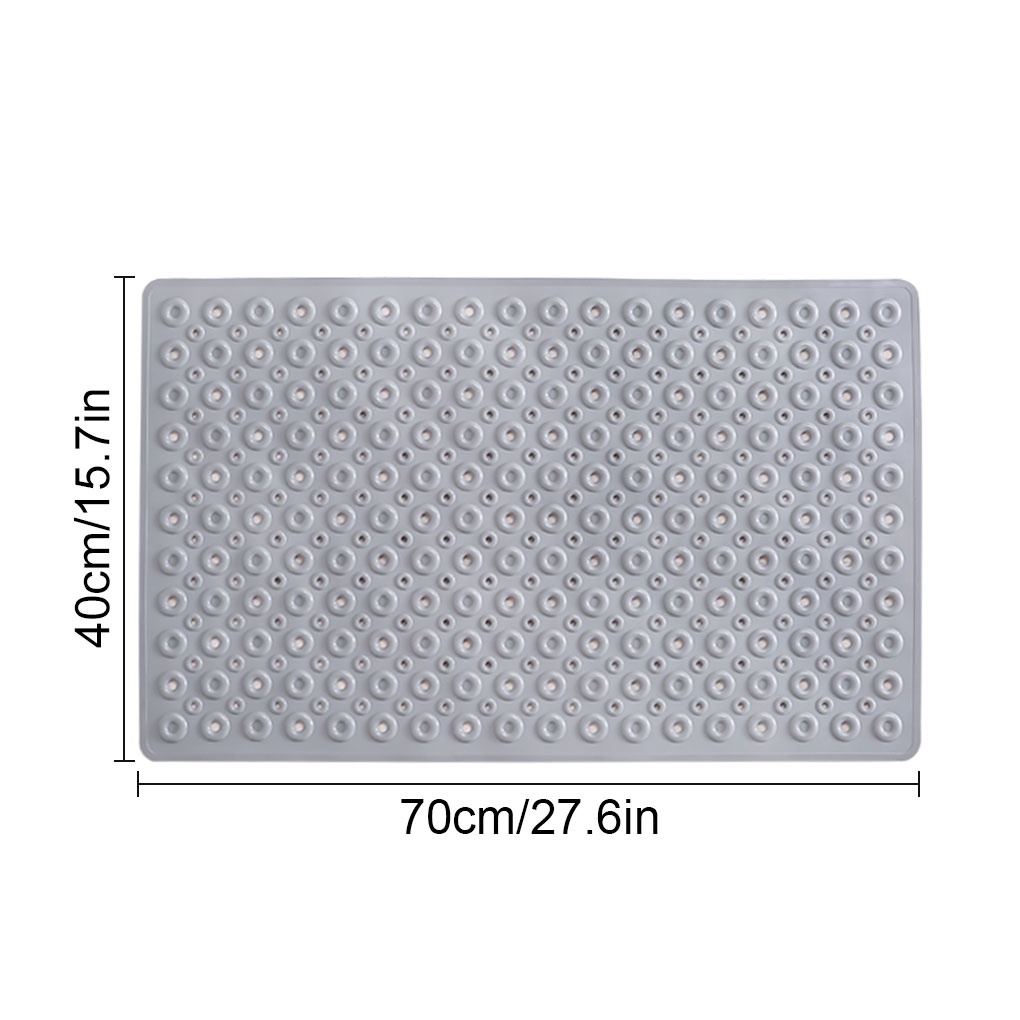 [CHOO] Non-Slip Shower Mat with Suction Cup Bathtub Bathroom Rubber Pad Toilet Massage PVC Foot Mat