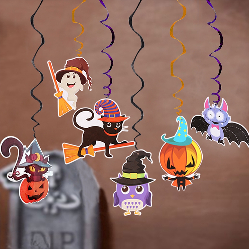 Set 6 phụ kiện trang trí Halloween dễ thương