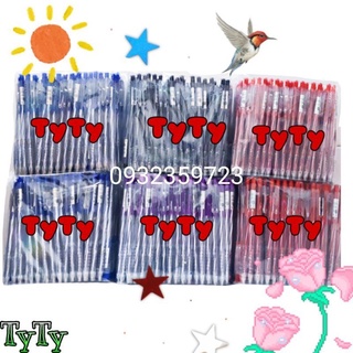1 bịch 100 cây viết bi xanh ngòi 0.7mm chính hãng tân thành