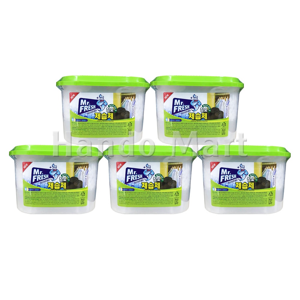 Bình hút ẩm khử khuẩn than hoạt tính Mr.Fresh 256g - Hàn Quốc