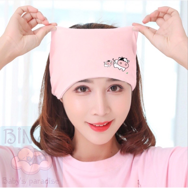 Mũ trùm đầu cho mẹ bầu mang thai và sau sinh