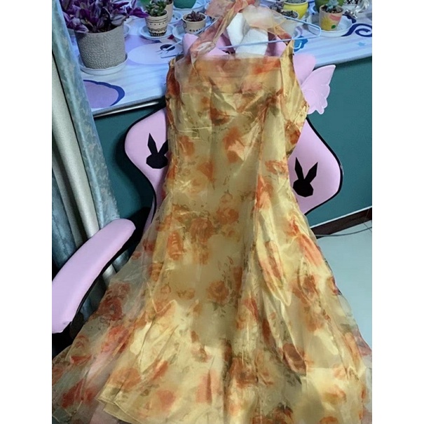 🍄Đầm Voan Tiểu Thư,Váy Voan Tiểu Thư Retro Cho Nữ🍄