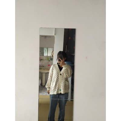 (A5002) áo khoác cardigan ulzzang len có túi freesize(len đan thuần hồng) | BigBuy360 - bigbuy360.vn