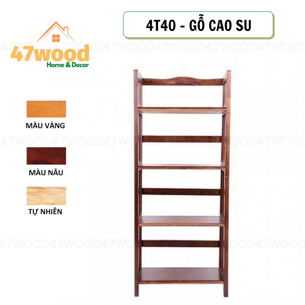 Kệ gỗ đa năng 4 tầng rộng 40cm cao 120cm