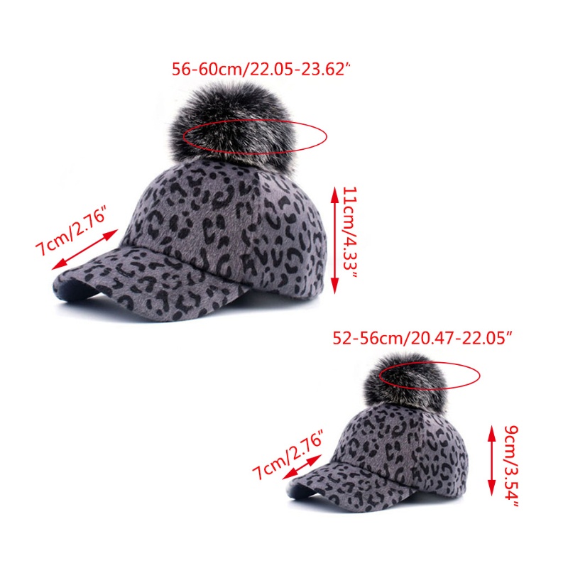 Mũ Lưỡi Trai Thể Thao Chống Nắng Họa Tiết Da Báo Thời Trang Cho Gia Đình