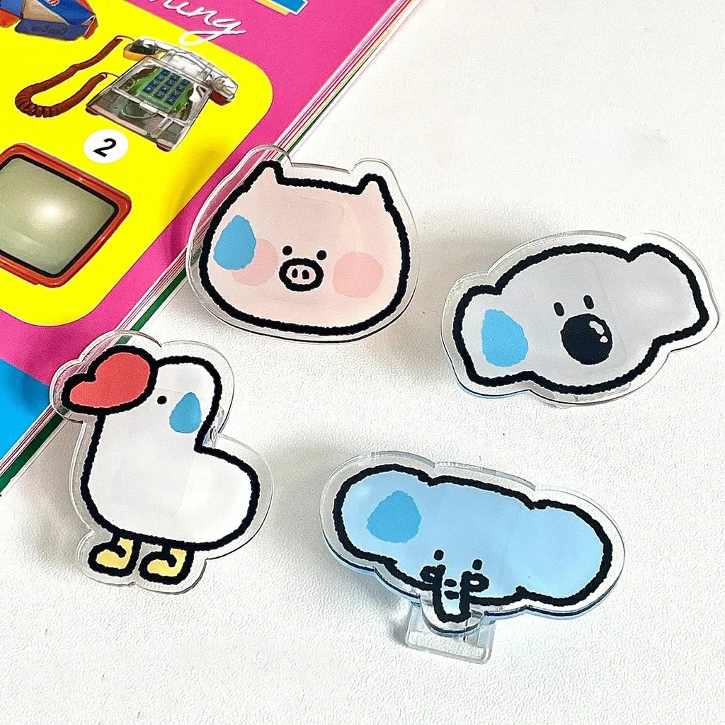 Kẹp Giấy Nhựa Paper Clip Đổ Mồ Hôi Confused Animal