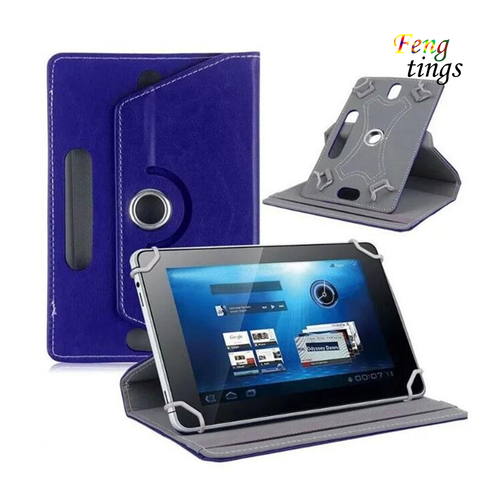Bao Da Nắp Gập Xoay 360 Độ Cho Máy Tính Bảng 7 / 8 / 9 / 10inch