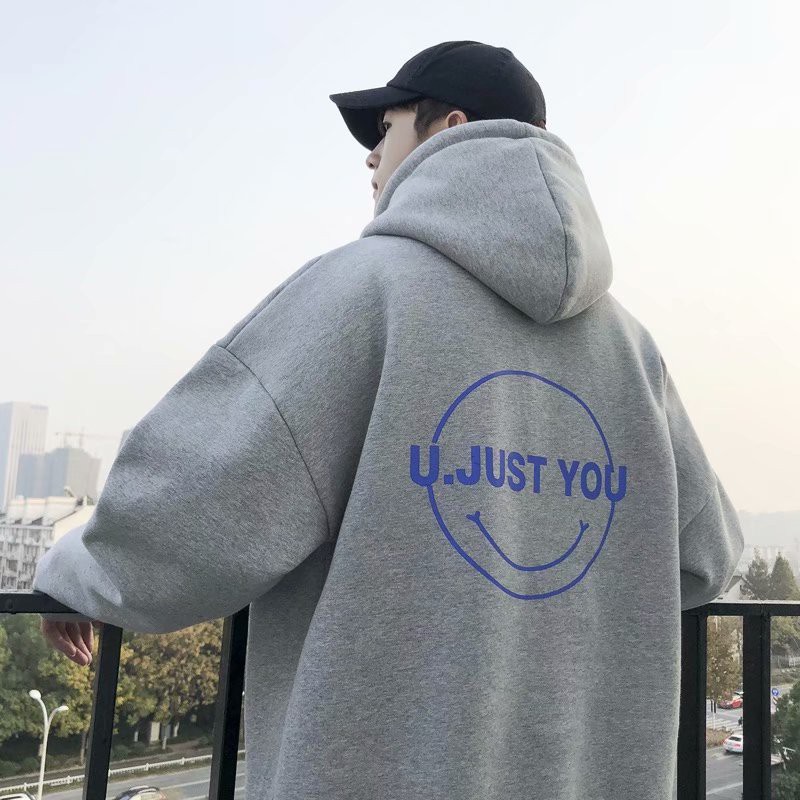 Áo Hoodie Nam In Chữ Thời Trang Phong Cách Hàn Quốc