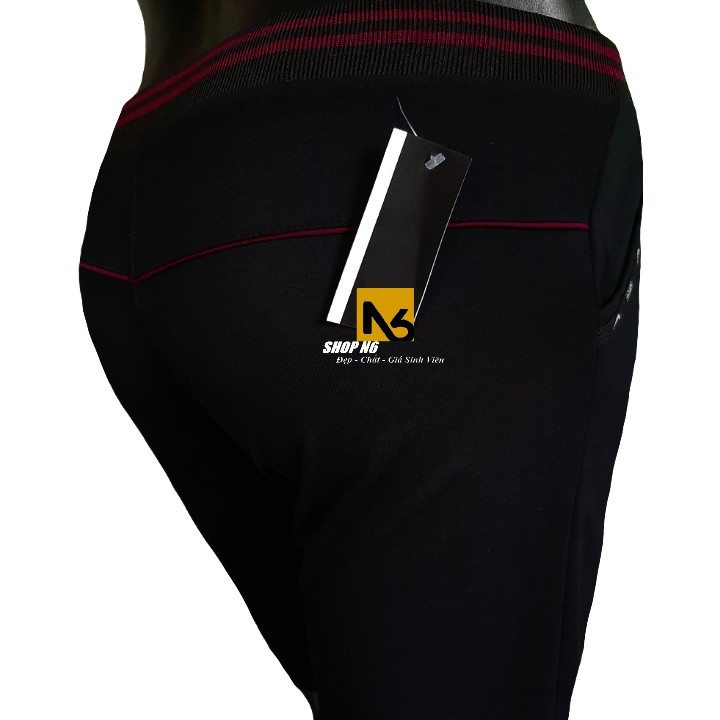 Quần short nam thể thao chất thun co giãn ,quần đùi nam phối bo lưng màu cao cấp ShopN6 - QS2 (nhiều màu)