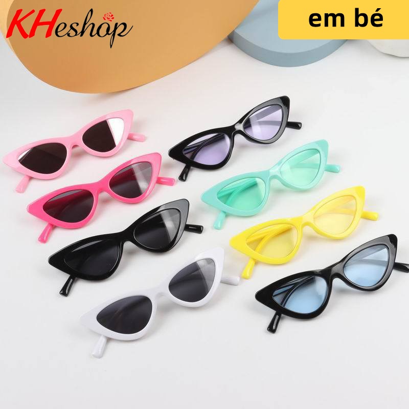 [Độc và Lạ] Kính mắt mèo siêu hot đủ màu siêu hot, chụp ảnh đường phố catwalk cho bé yêu 2-9 tuổi mã Y83145