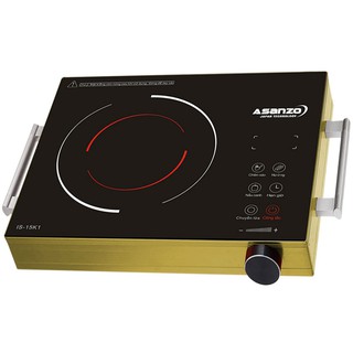 Bếp hồng ngoại asanzo is-15k1 loại tốt và tặng phần mềm tiết kiệm 1.000.000/tháng qua mail