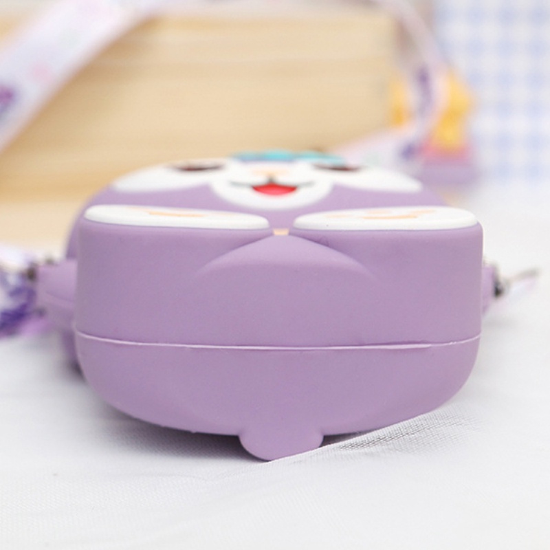 Túi Đeo Chéo Bằng Silicon Họa Tiết Hoạt Hình Disney Stella Lou Dễ Thương Cho Bé