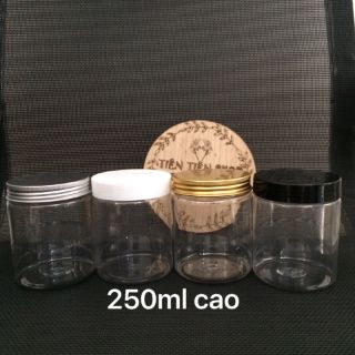 Hũ pet 250ml nắp vặn