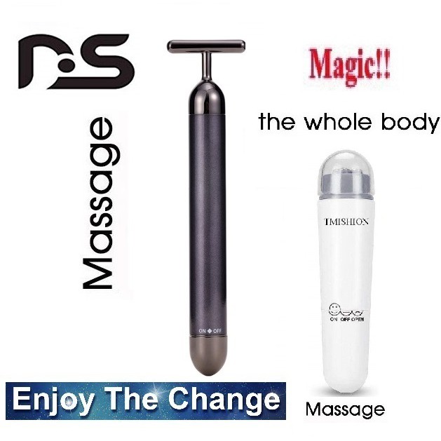 (Có Quà Kèm) Bộ 02 Gậy Massage Rung Châm Cứu Không Dây Châm Cứu Mát Xa Mini Cầm Tay Tê FS1100