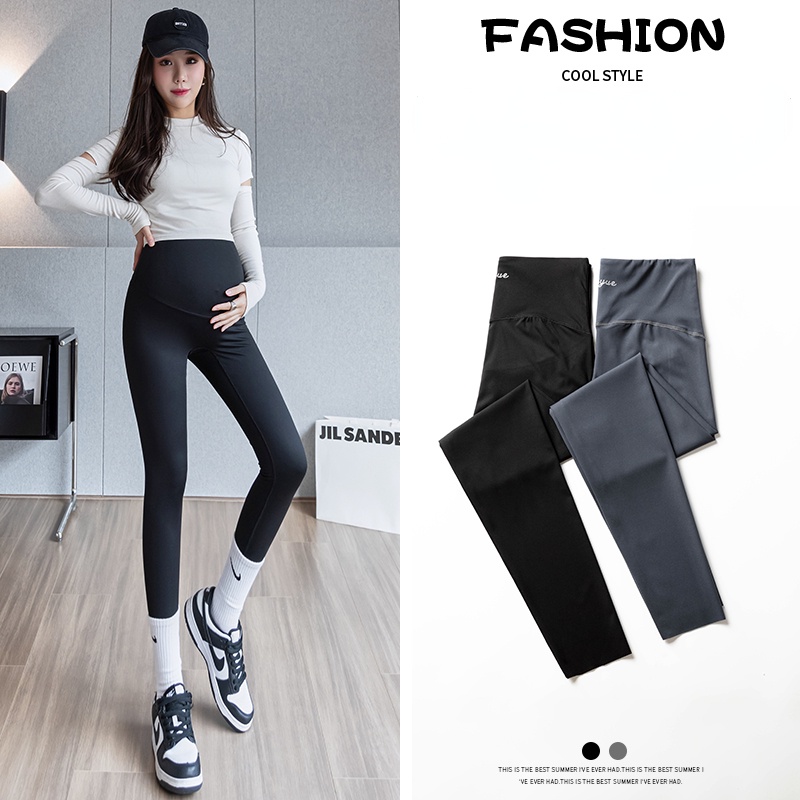 Quần Legging Không Đường May Ôm Dáng Thời Trang Mùa Thu 2023 Cho Mẹ Bầu