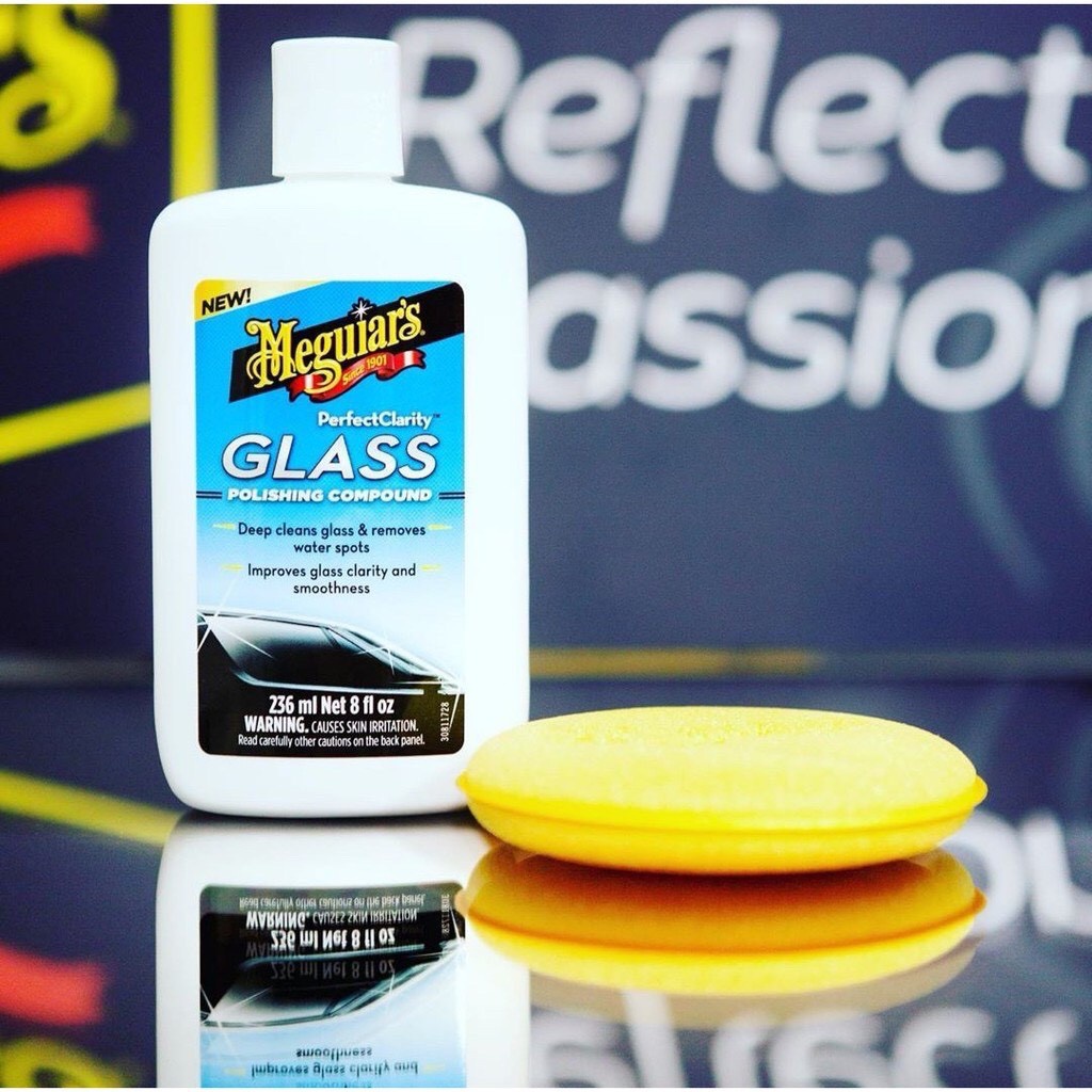 Meguiar's Xi đánh bóng tẩy ố kính G8408 - Perfect Clarity Glass Polishing Compound