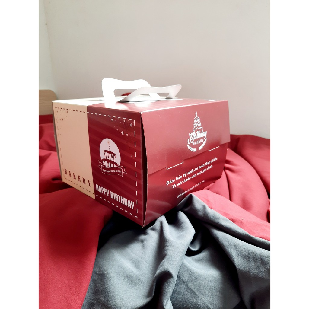 Hộp giấy đựng bánh sinh nhật cho đế 24cm (kích thước 24cm cao 16.5cm) (không kèm đế) | BigBuy360 - bigbuy360.vn
