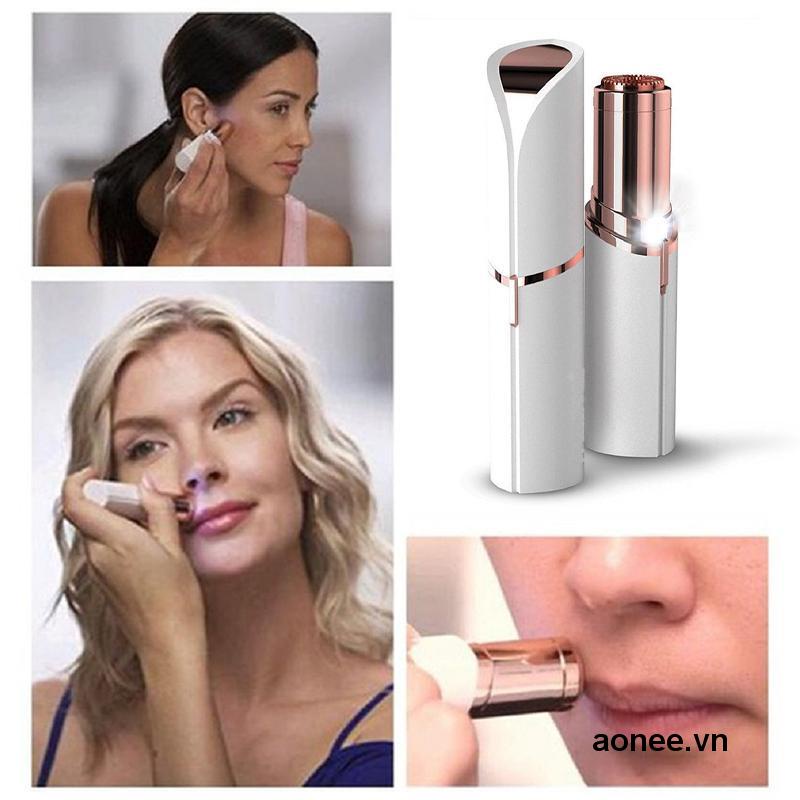 ✨✨Máy cạo râu mini FlawLess, Máy tỉa chân mày mini tiện ích hình son môi dành cho cả nam và nữ tại