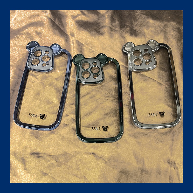 Ốp Điện Thoại Trong Suốt Chống Sốc In Hình Gấu kaws 3D Cho iPhone 7 plus X xs max xr 11 pro max 12 pro max 13 pro max