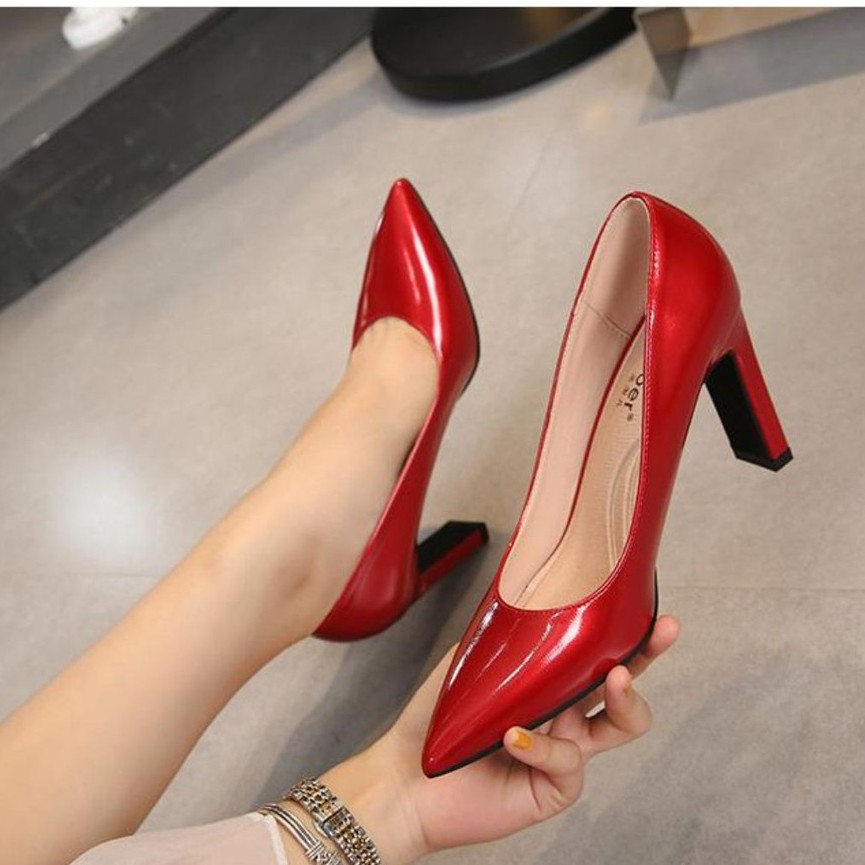Giày cao gót trơn 7cm mẫu mới mã LTC13 phong cách sang trọng