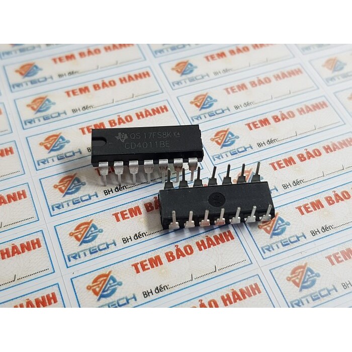 Combo 5 chiếc] CD4011BE IC Chuyên Dụng DIP-14