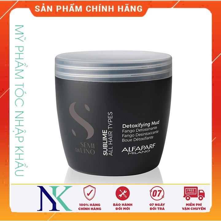 KEM HẤP BÙN ALFAPARF SUBLIME DETOXIFYING MUD THẢI ĐỘC CHO TÓC &amp; DA ĐẦU 500ML