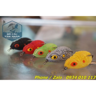 Mồi câu cá lóc Toad Frog - Made in Thailand