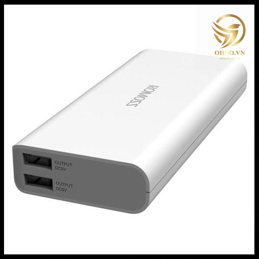 Pin Sạc Dự Phòng Điện Thoại Romoss 10400mah Sạc Dự Phòng Mini Đa Năng - OHNO Việt Nam