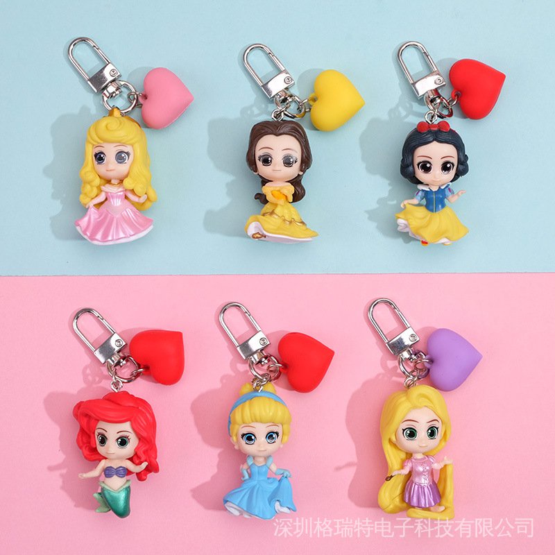Disney Móc Khóa Hình Công Chúa Disney Xinh Xắn