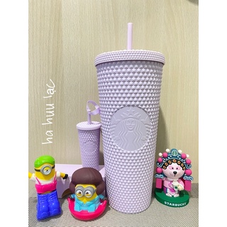Keychan lavender & Ly 710ml matte tím starbucks Dailoan