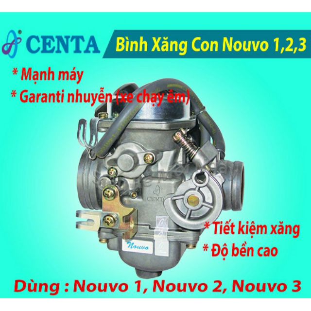 Bình Xăng Con Yamaha Nouvo I , II ,III Hiệu Centa Chính Hãng