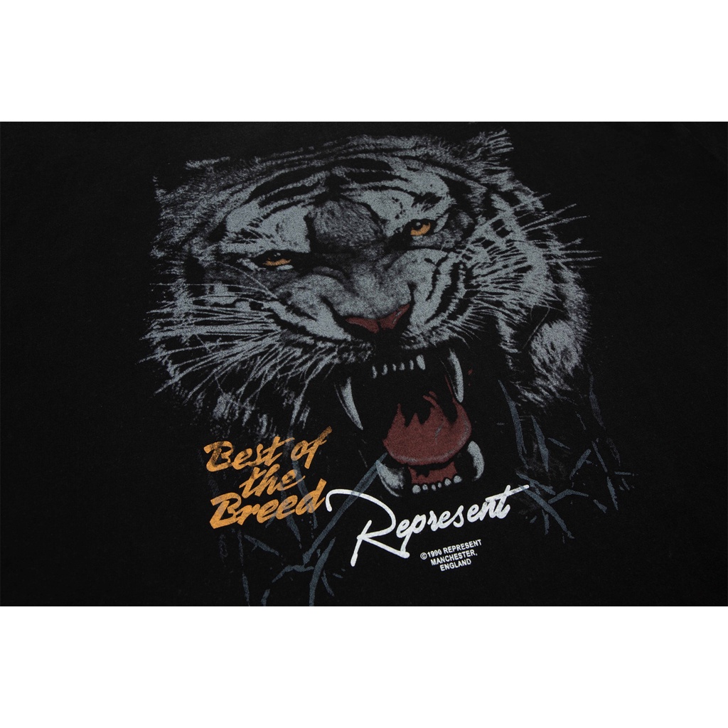 REPRESENT American high street ferocious tiger print all-match loose short-sleeved couple T-shirt